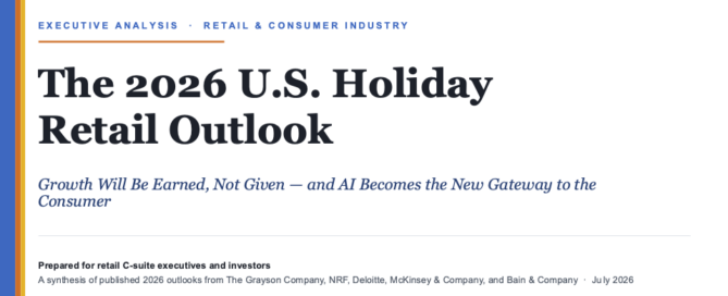 2026 US Holiday Outlook