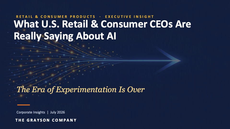 What US Retail Ceos are Saying