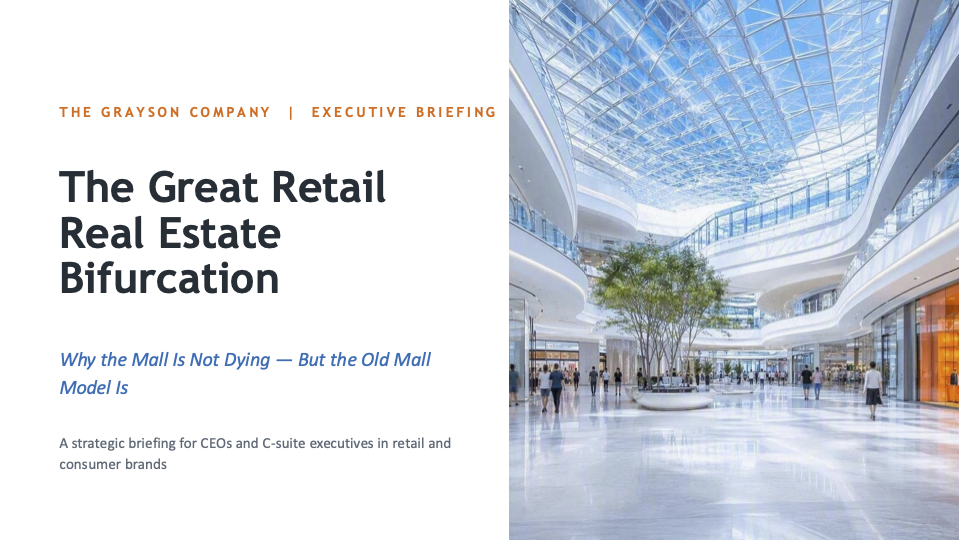 The Great Retail Real Estate Bifurcation