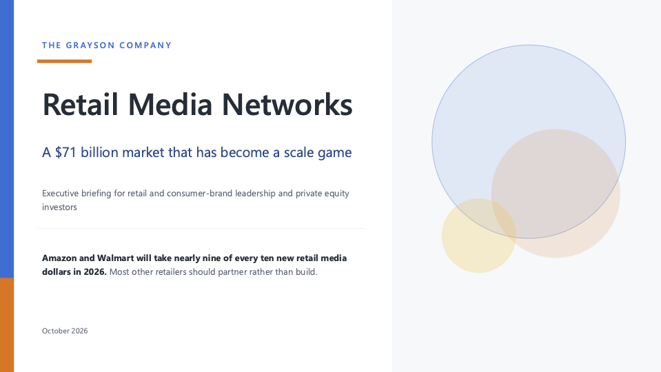 Retail Media Networks